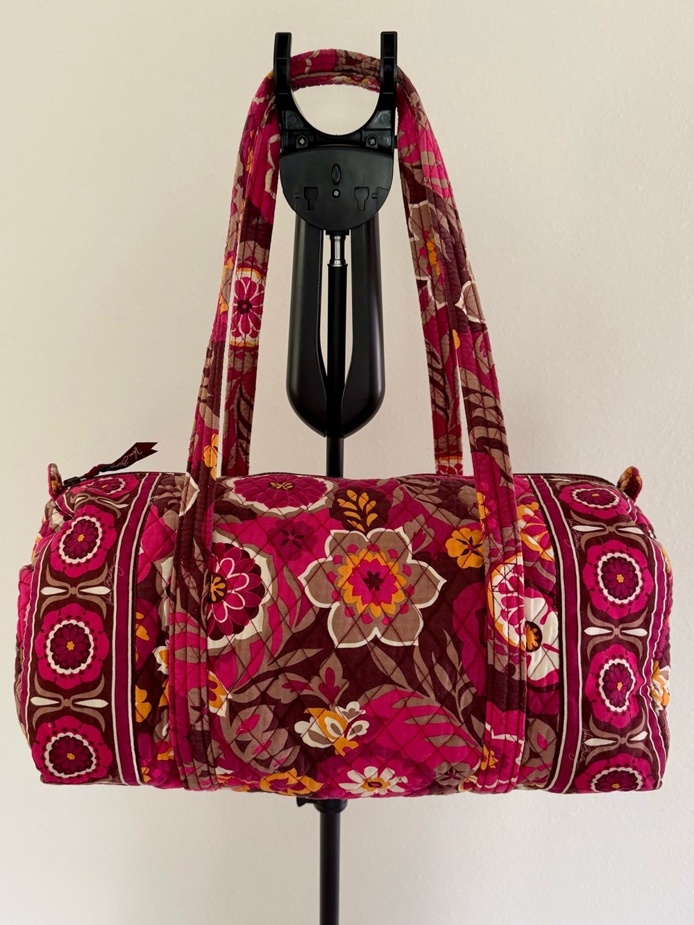 Vera Bradley Small Duffel Bag Retired Carnaby Pattern